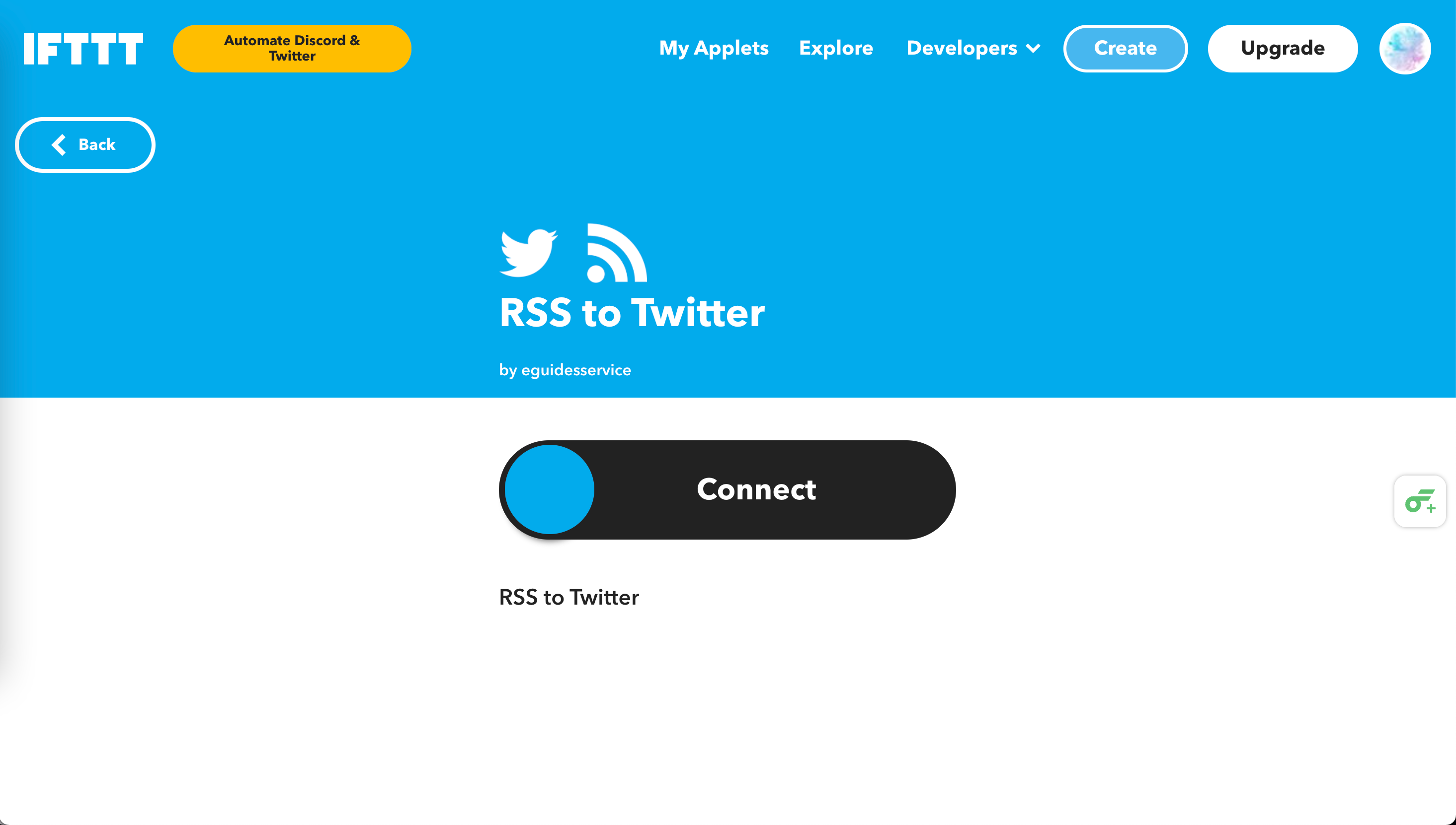 IFTTT教程：将RSS转发到Twitter、Telegram等渠道